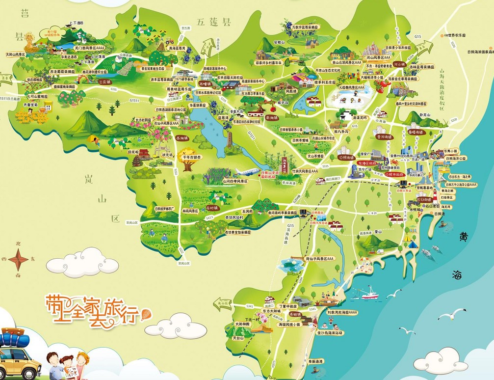 排浦镇景区使用手绘地图给景区能带来什么好处？